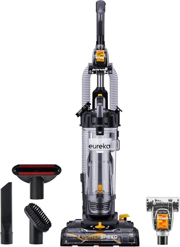EUREKA PowerSpeed Upright Vacuum for Carpet and Hard Floor with Pet Tu