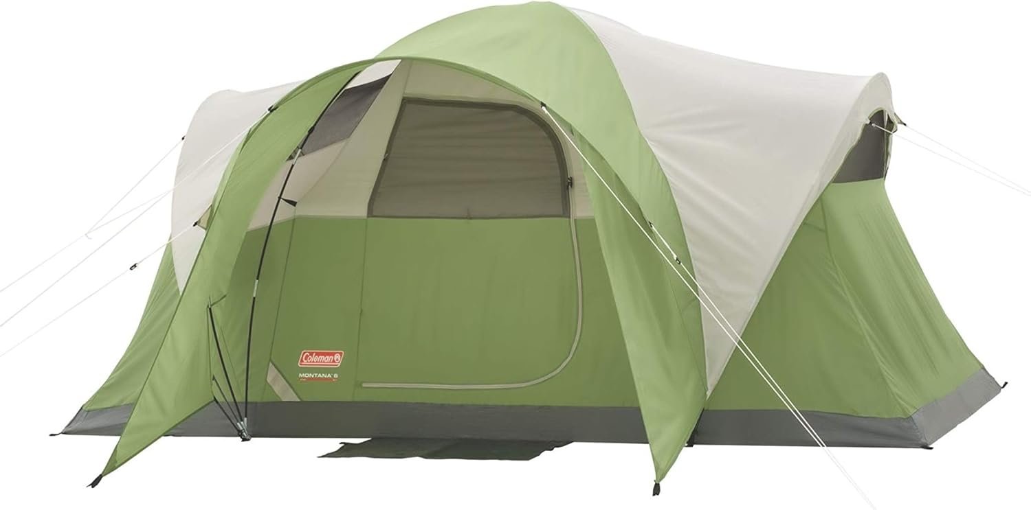 Coleman Montana Family Tent: 6-8 Person, 15-Min Setup, Spacious Interi