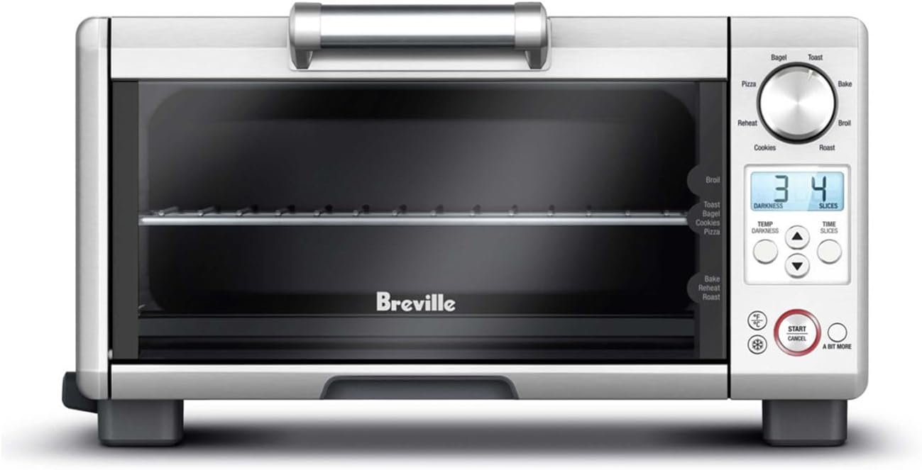 Breville BOV450XL Mini Smart Countertop Oven and Toaster Oven, Small,