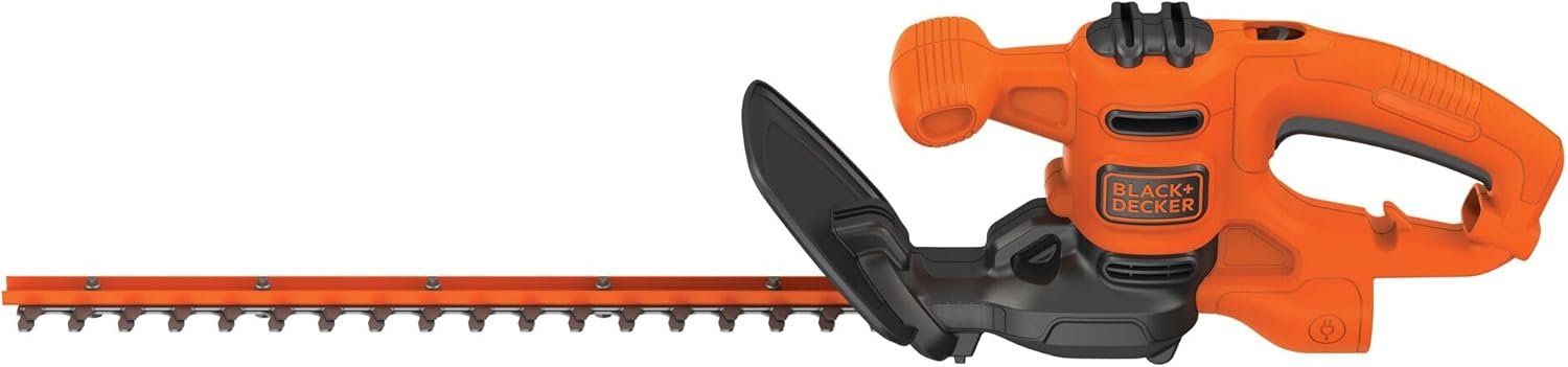 BLACK+DECKER 17-Inch 3.2 Amp Corded Electric Hedge Trimmer: Dual Actio