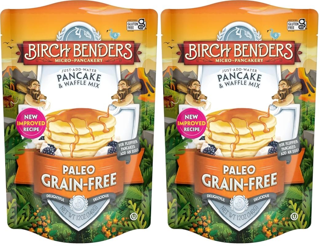 Birch Benders Paleo Pancake & Waffle Mix: Low-Carb, High Protein, Keto