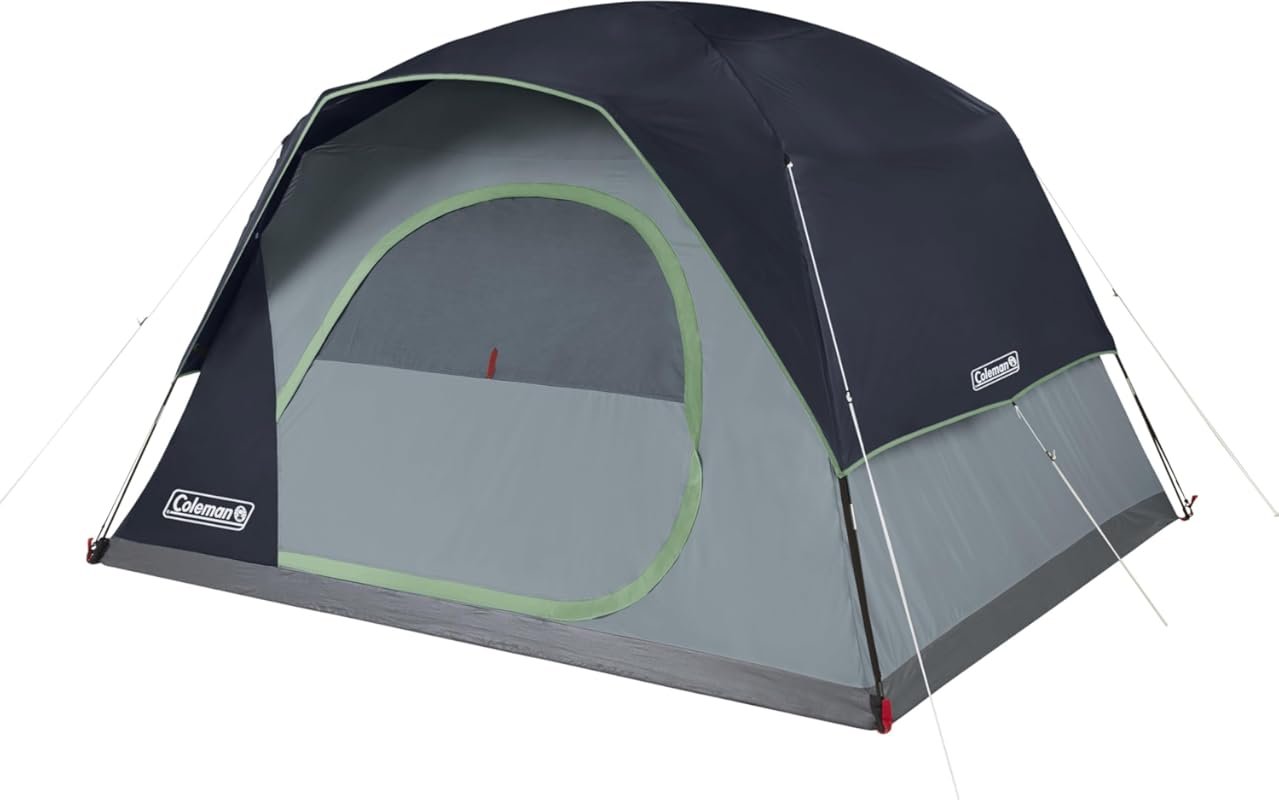 Coleman Skydome Tent: 2-8 Person, 5-Min Setup, Weatherproof with Rainf