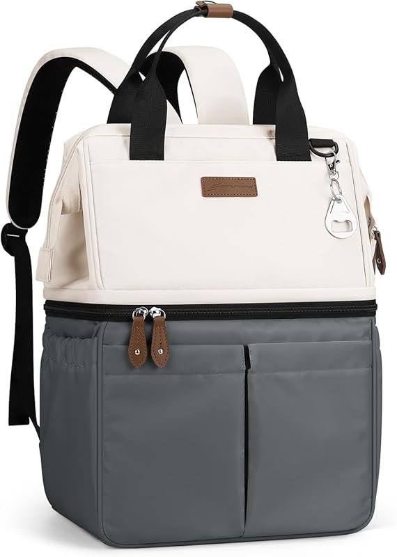 Maelstrom Double Deck Insulated Cooler Backpack for 36 Cans, Leakproof