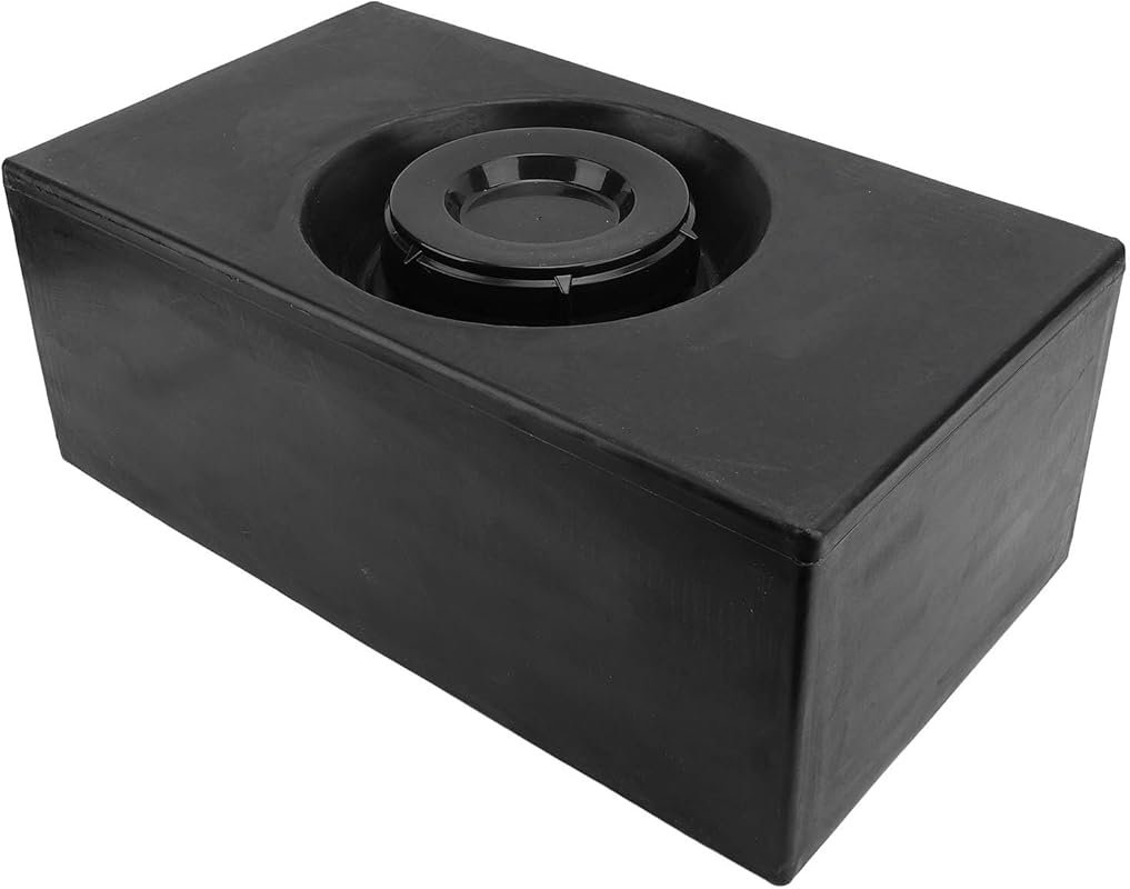 8 Gallon Black RV Water Storage Tank, Leak-Proof and Durable LLDPE for