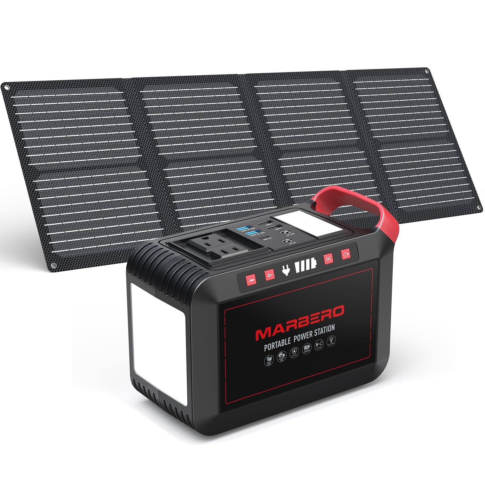 MARBERO 237Wh Solar Generator with Solar Panel Included Portable Power Station 3