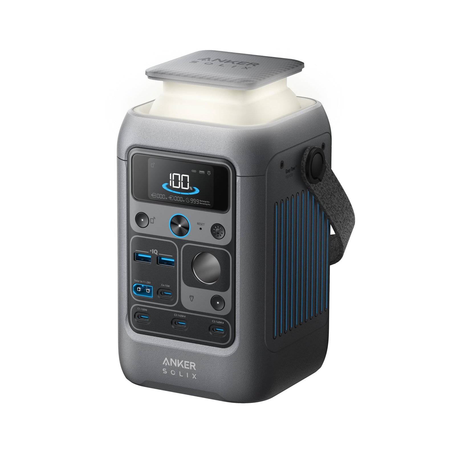 Anker SOLIX C300 DC Power Bank Station, Outdoor 288Wh Portable Power Station, Li